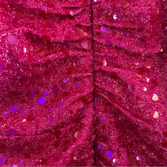 SHO by Tadashi Shoji Sequin Body-Con Minidress in Raspberry Pink size XL - Picture 5 of 10